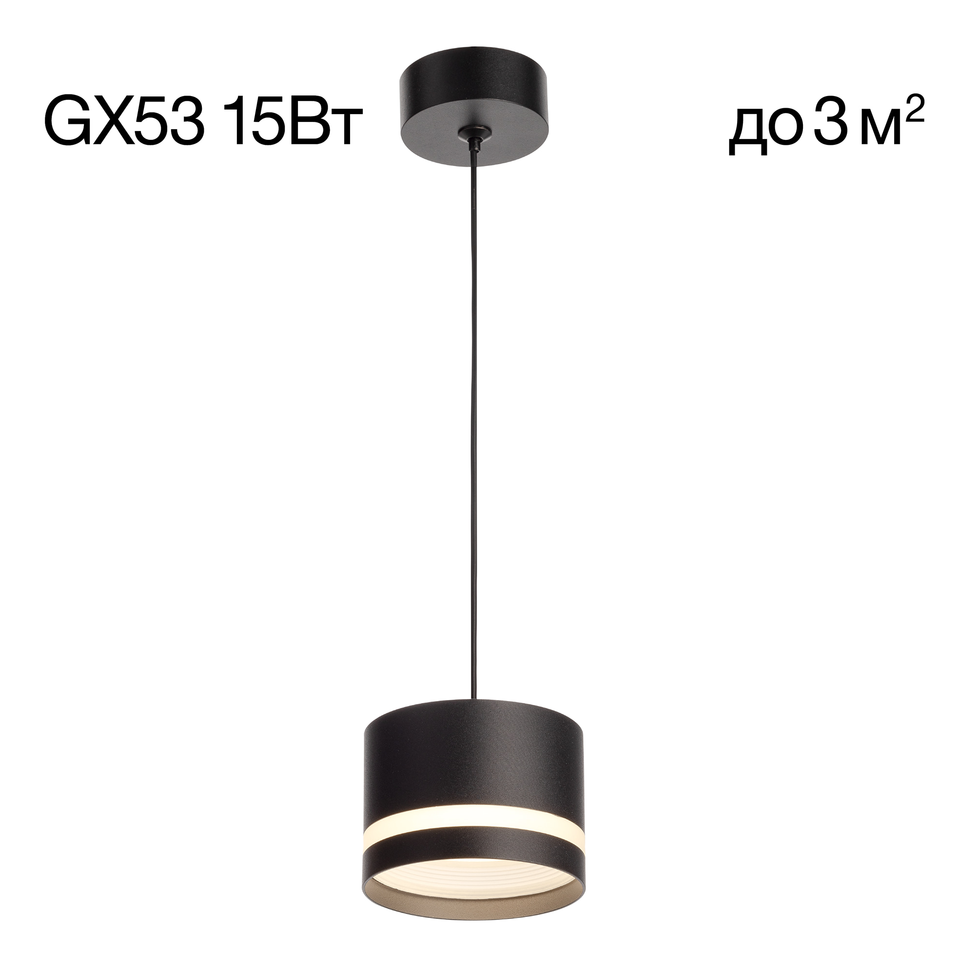 Citilux Hardy CL002P11 Подвесной светильник Чёрный арт. 89328