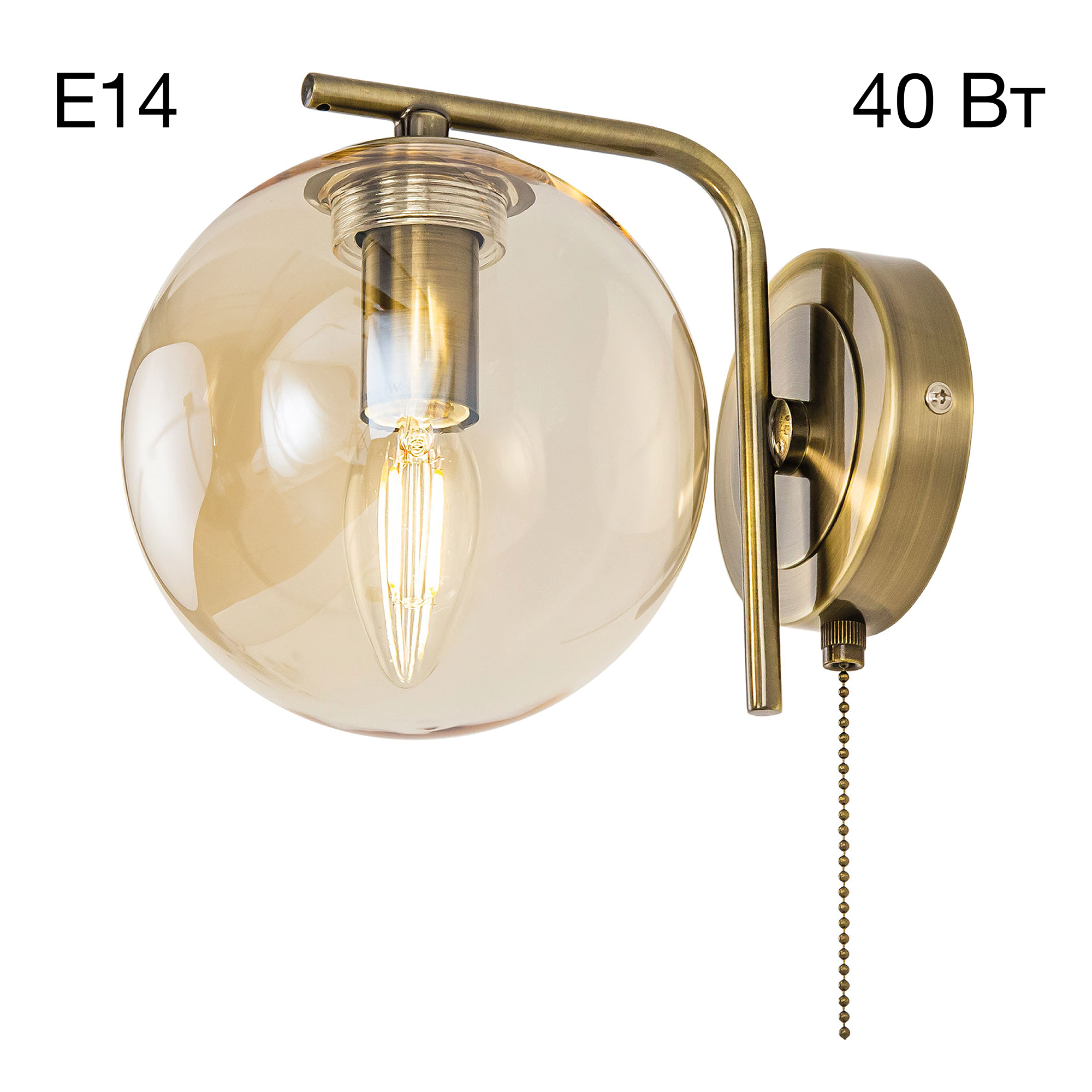 Citilux Томми CL102313 Бра с выключателем Бронза арт. 88539