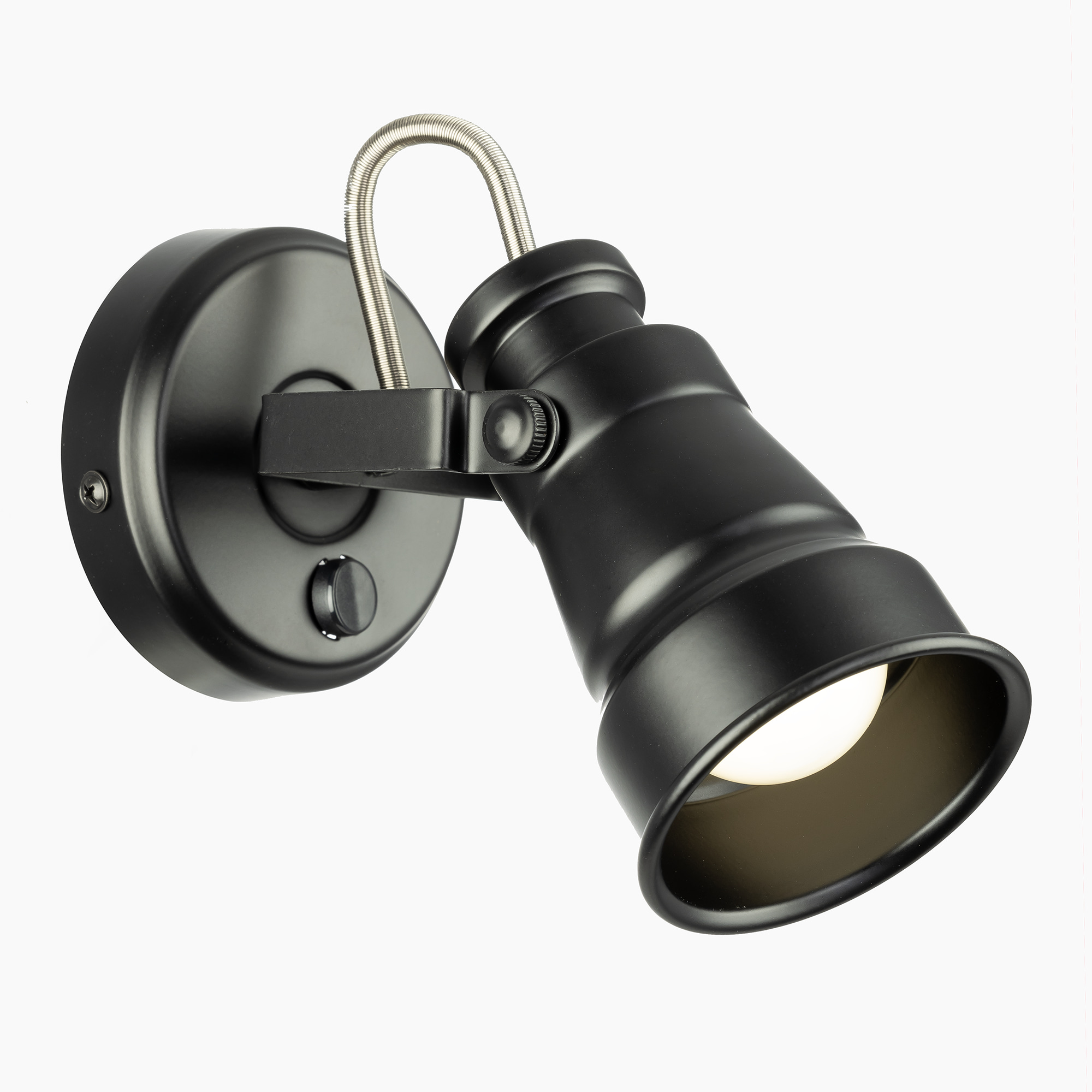 Citilux Бейкер CL541511 Спот поворотный с выключателем Чёрный арт. 88348