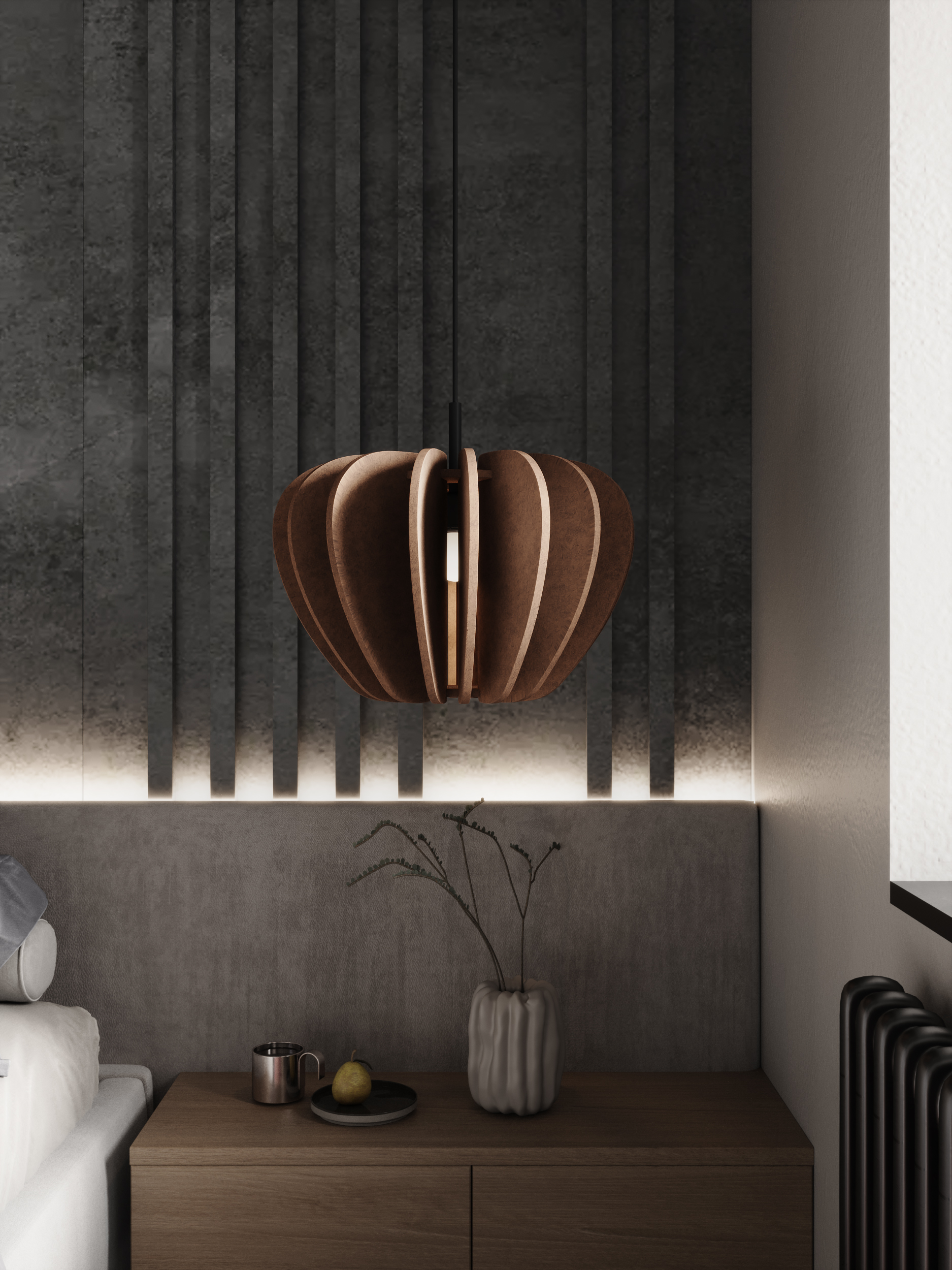 Stick cemento dark/Рейка Цемент тёмный 2800*40*25 (1кор=24шт) арт. 106455