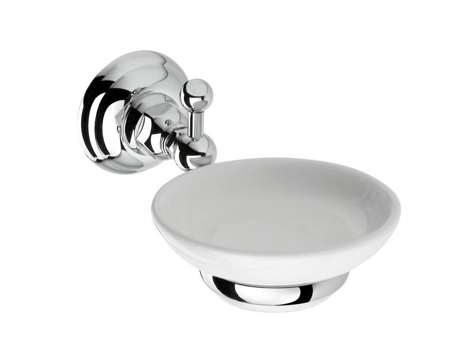 NICOLAZZI ACCESSORI BAGNO Мыльница настенная, белый/chrome арт. 30324