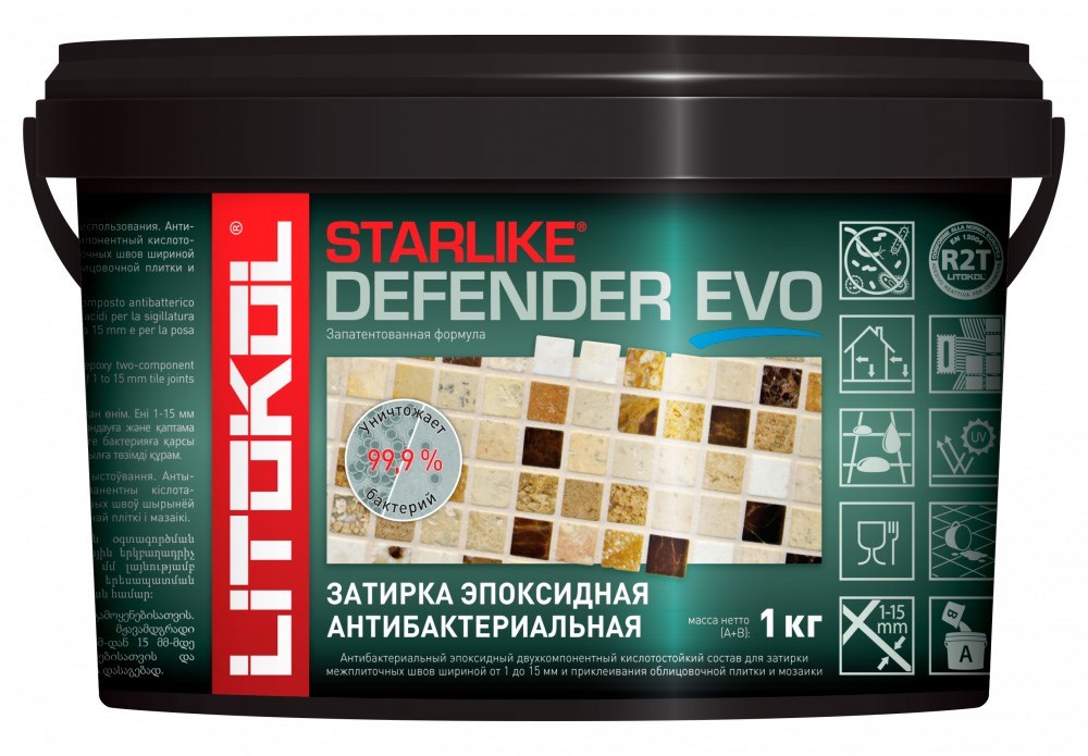 Starlike Defender EVO S.100 BIANCO ASSOLUTO ведро 1 кг