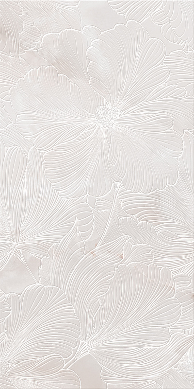 Керамическая плитка Оникс белый цветы / Плитка 31.5*63  Onix blanco fiori 33 9шт/кор