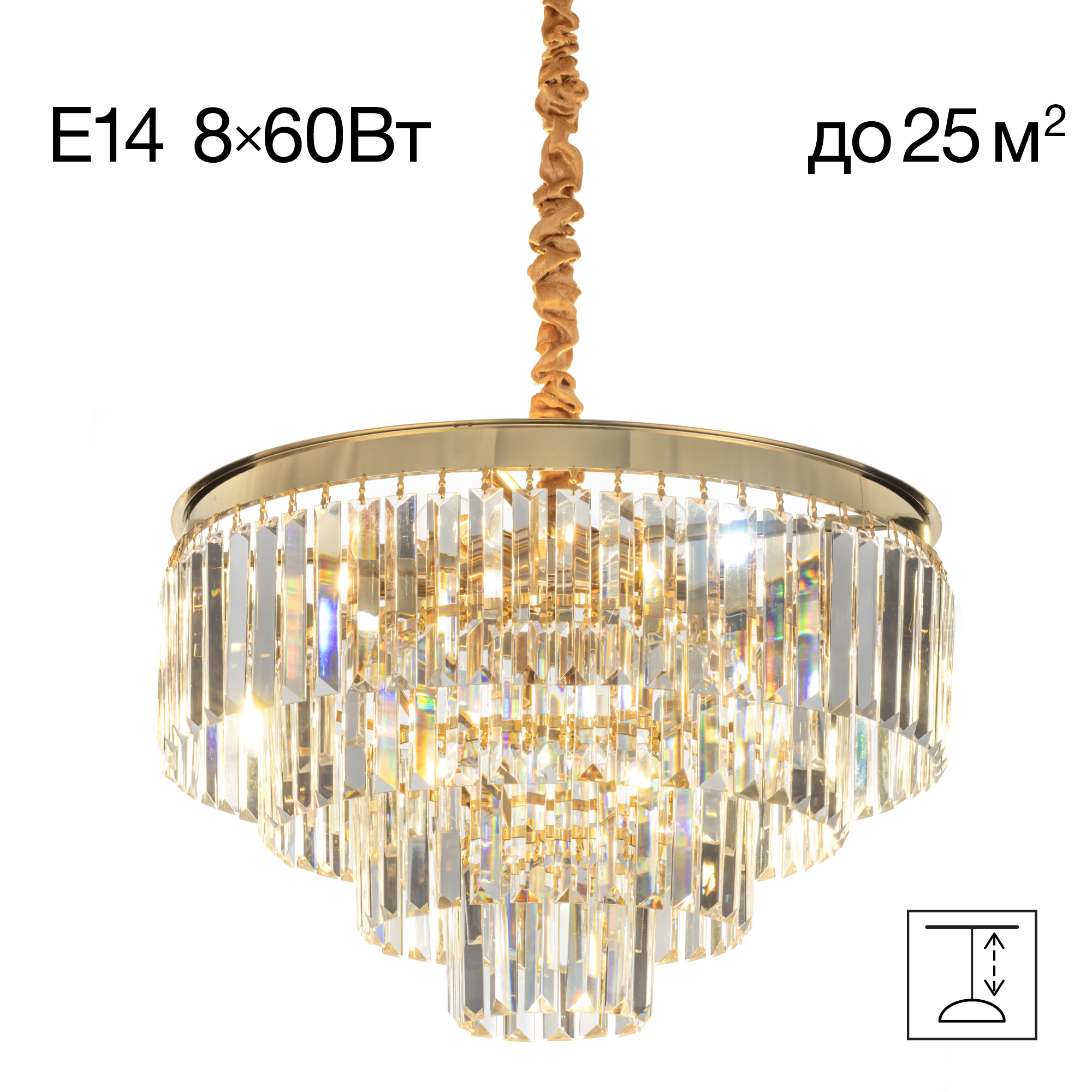 Citilux Ricky CL314153 Люстра подвесная хрустальная арт. 89339