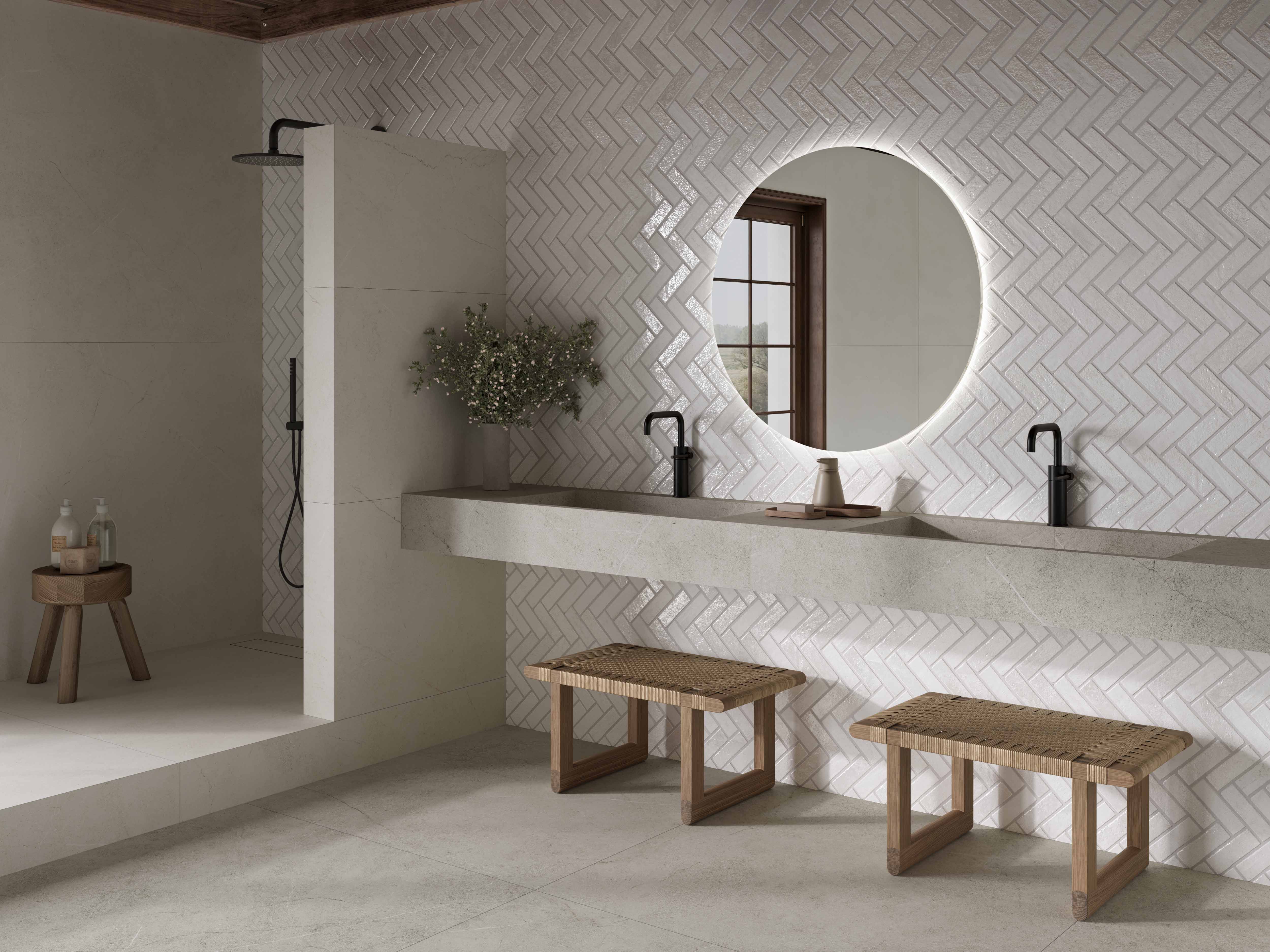 Керамогранит Eco Ceramic Коимбра белый 40x60 (1,22) арт. 77142