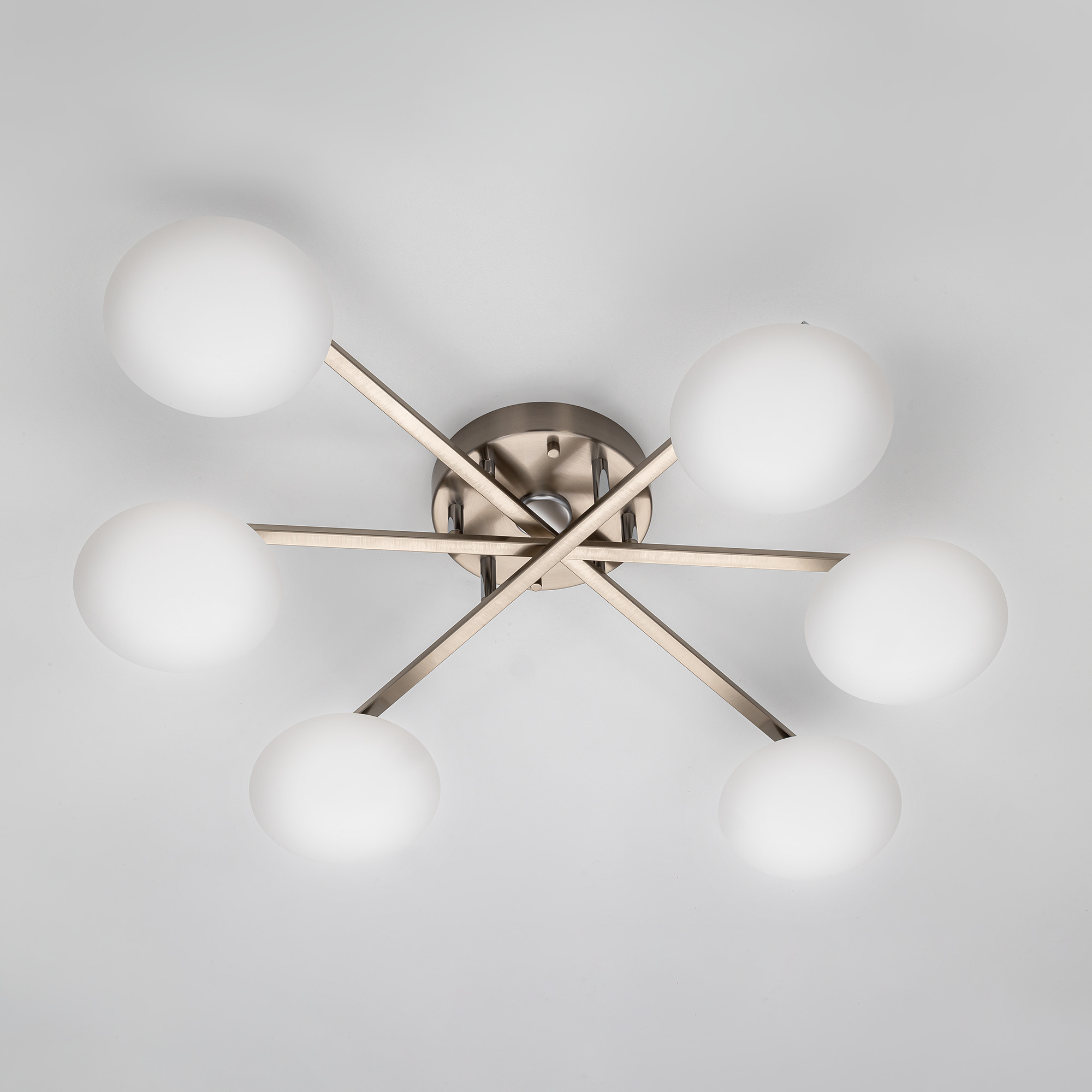 Citilux ATMAN SMART CL226A161 RGB LED Умная люстра Матовый Хром арт. 89435
