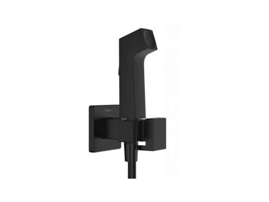 HANSGROHE Гигиенический душ E 1jet, EcoSmart+, со смесителем, матовый черный арт. 38853