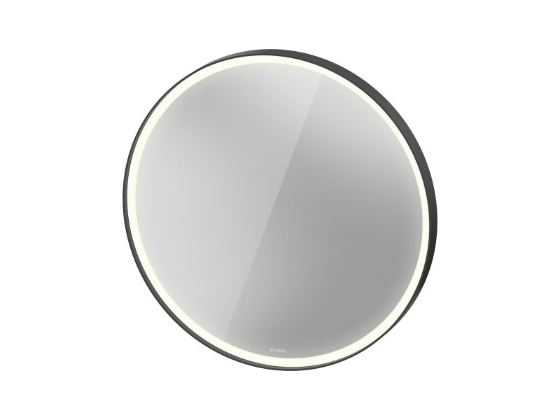 DURAVIT VITRIUM Зеркало с LED подсветкой, сенсорное управление, Ø900 мм, 49 Graphit Matt