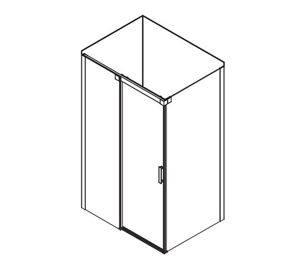 RAVAK Matrix MSDPS-120/90 Душевой уголок, 1185-1205х885-905хH1950 мм,левый, хром/прозрачное