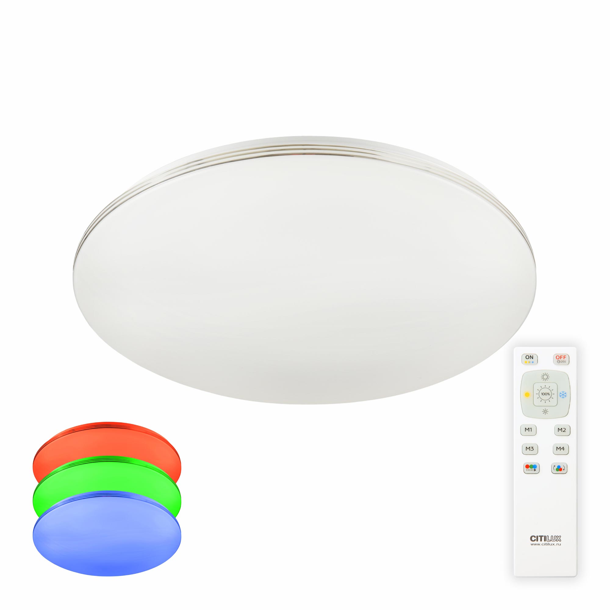 Citilux Симпла CL714480G RGB Люстра светодиодная с пультом арт. 126366