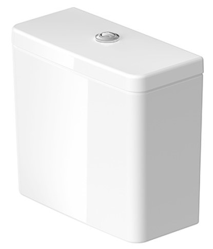 DURAVIT D-Neo Бачок с механизмом двойного смыва, для подключения снизу слева, белый/хром арт. 37437
