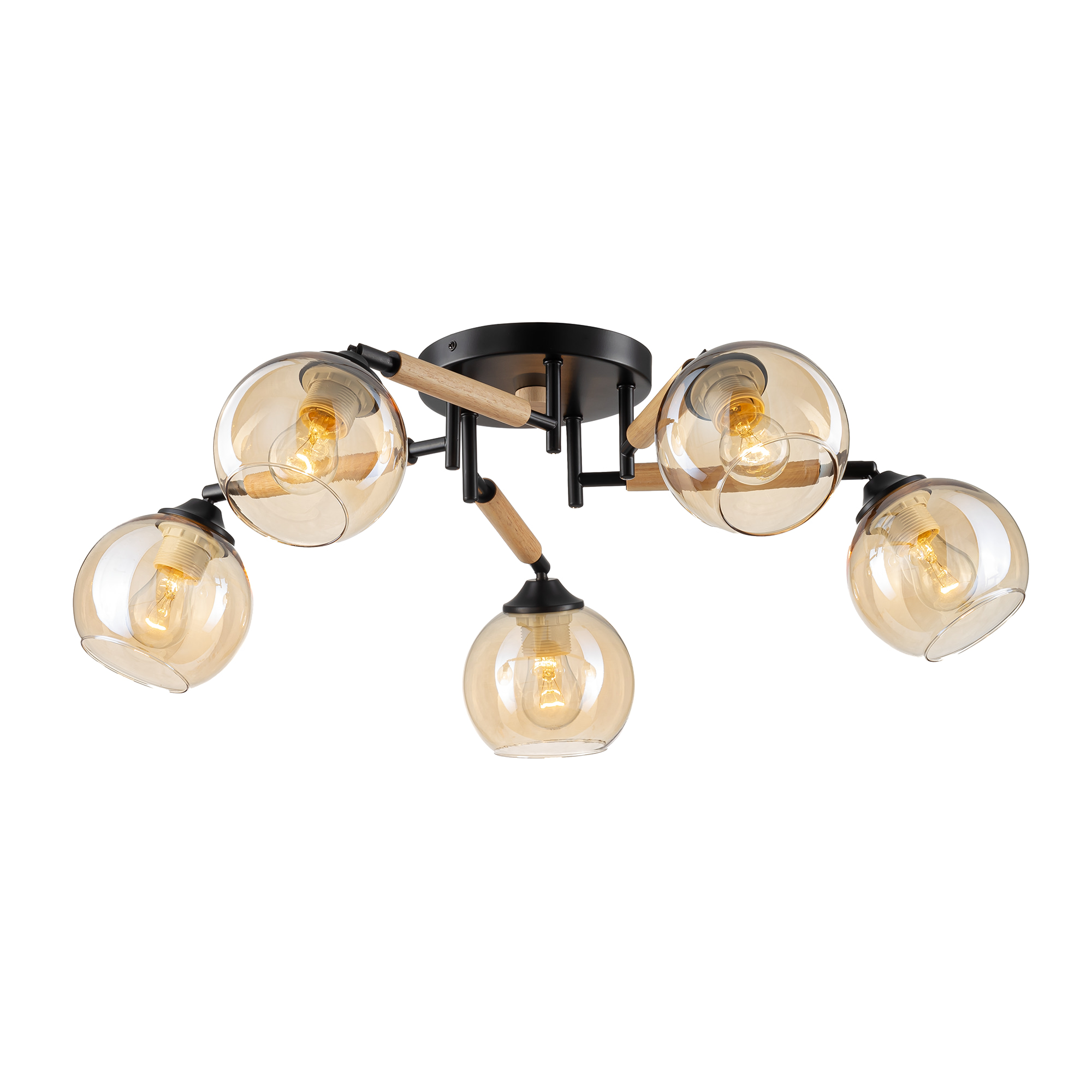 Citilux TIKA CL133151 Люстра поворотная Чёрная арт. 89442