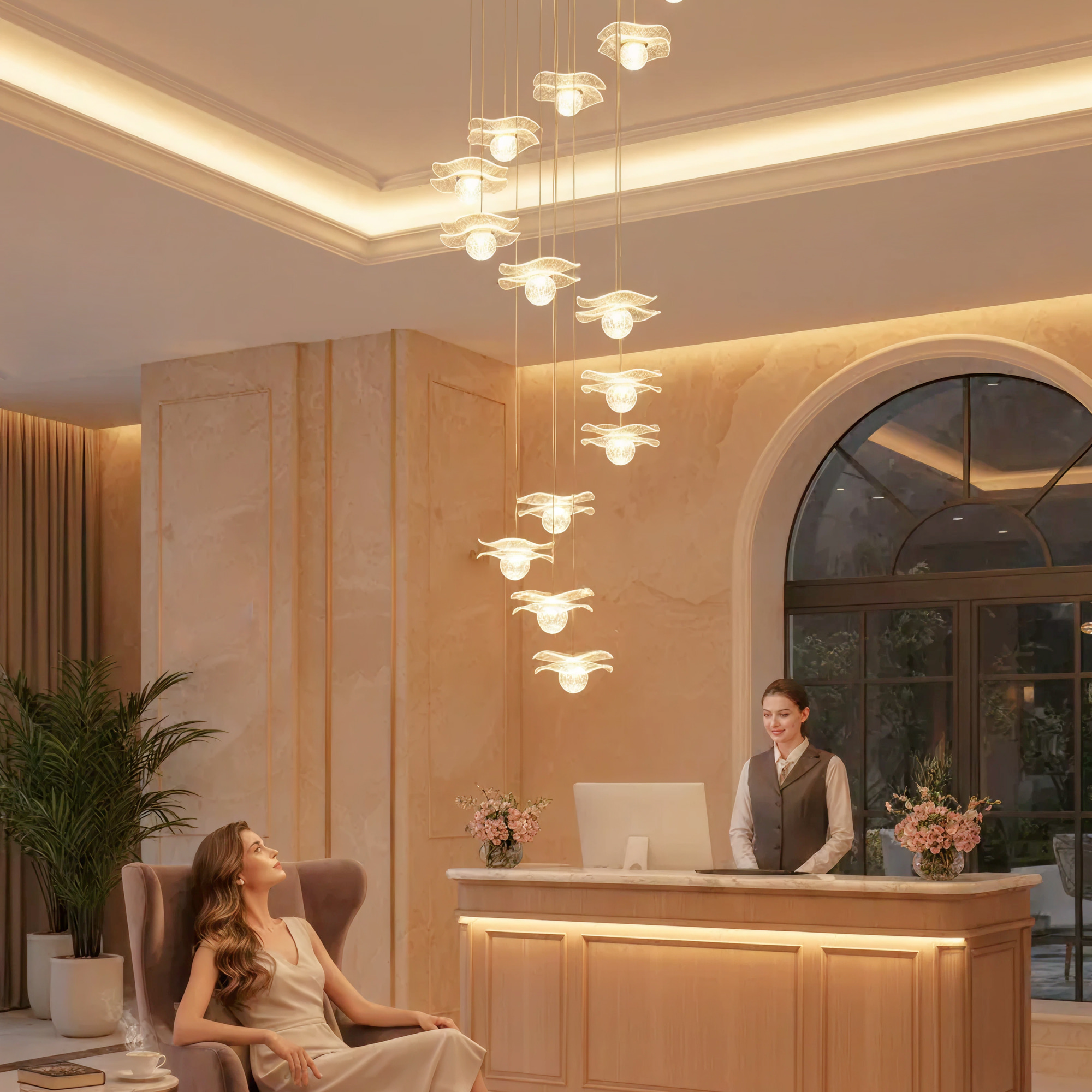 Citilux SIGNATURE CL247057 Люстра светодиодная каскадная арт. 89680