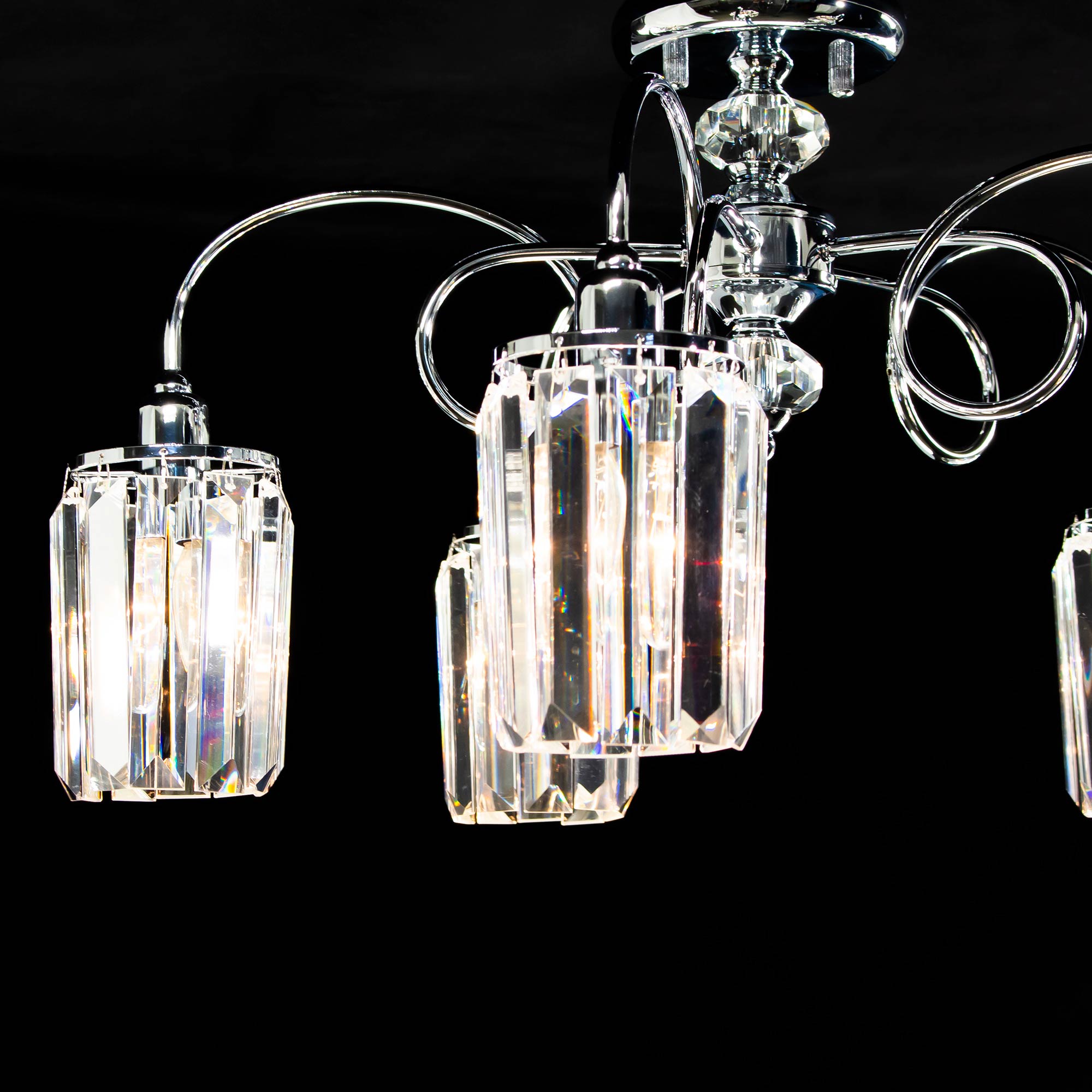 Citilux Синди CL330151 Люстра хрустальная Хром арт. 88005