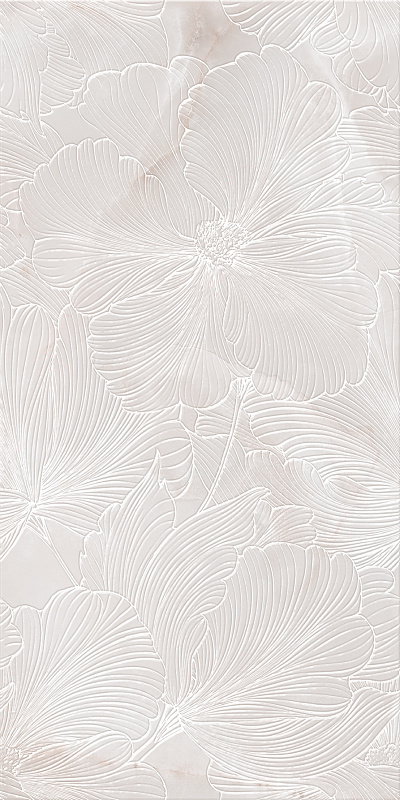 Керамическая плитка Оникс белый цветы / Плитка 31.5*63  Onix blanco fiori 33 9шт/кор
